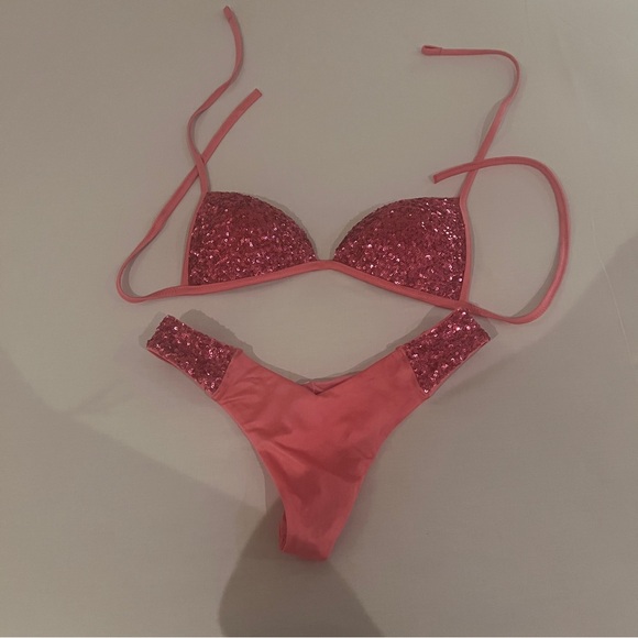 CALZEDONA - PINK BIKINI SET - Picture 1 of 4